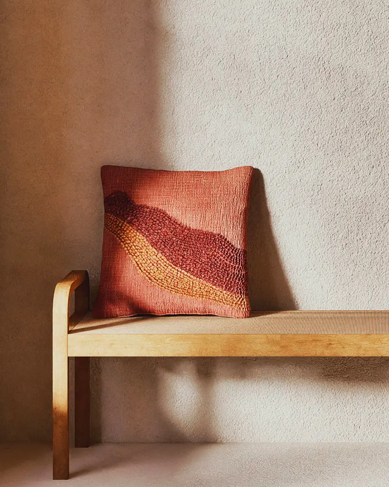 coussin orange