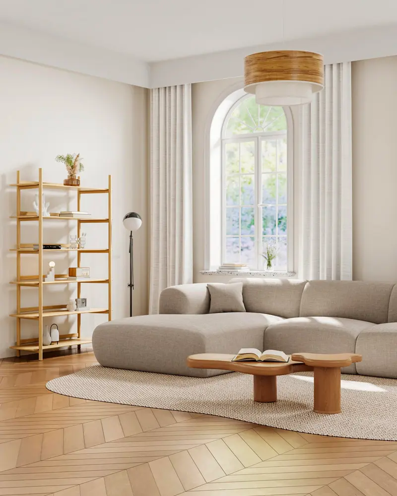 deco salon canape angle fenêtre