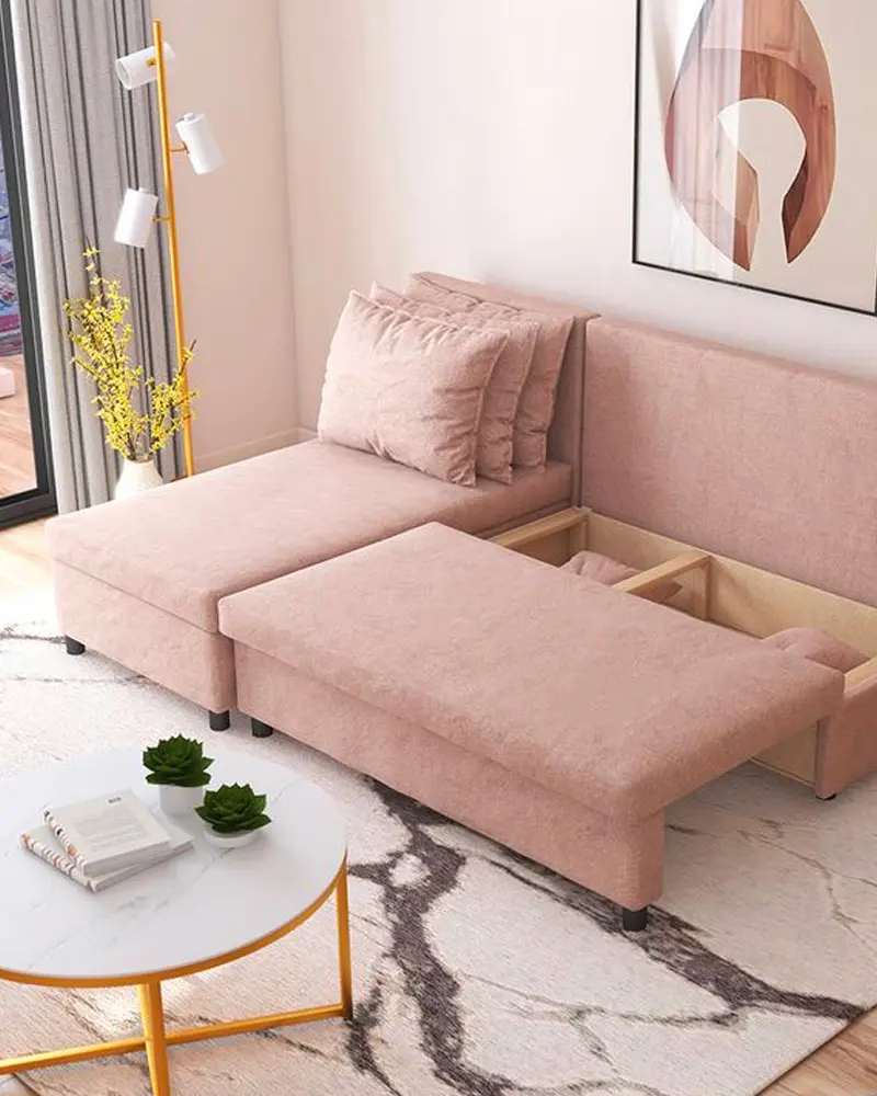 canape angle avec rangement