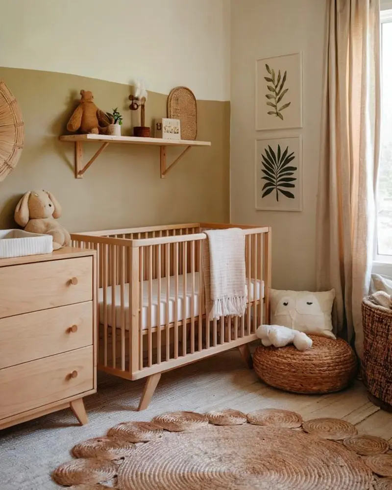deco chambre bebe boheme beige