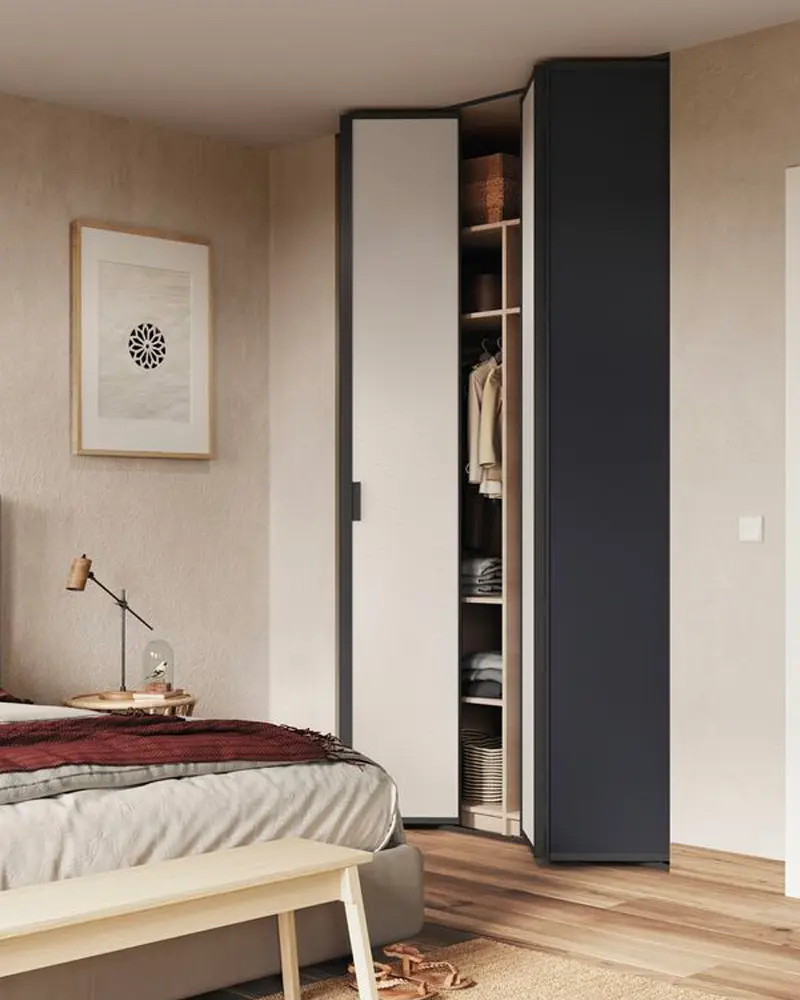 fermer placard porte pliante