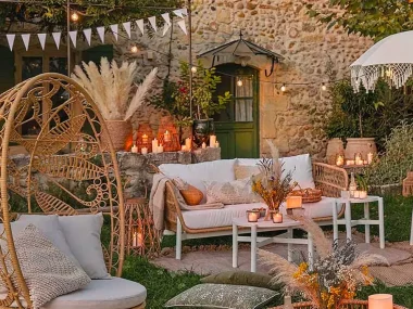deco terrasse boheme