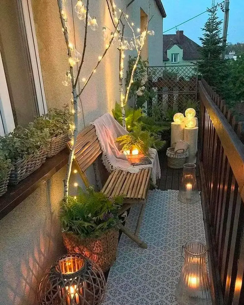 deco balcon été lumière