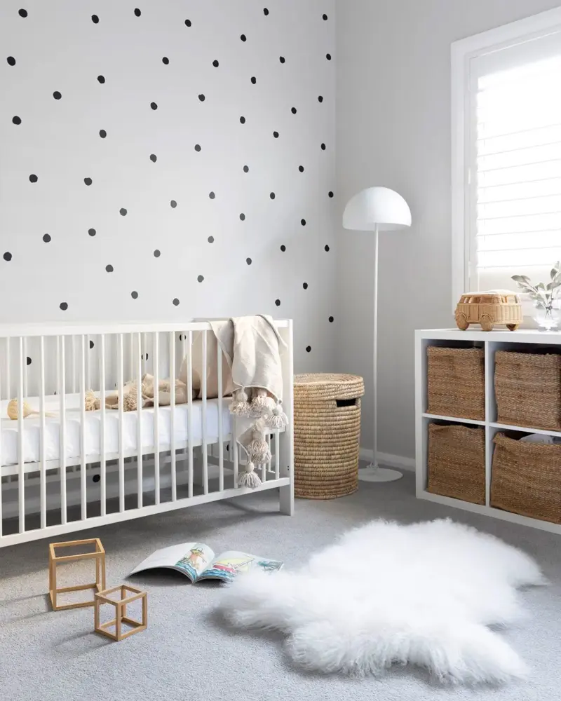 deco chambre bebe mouton tapis