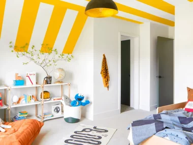 deco chambre enfant jaune