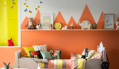 deco chambre enfant orange