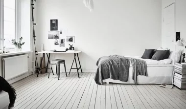 deco studio gris noir blanc