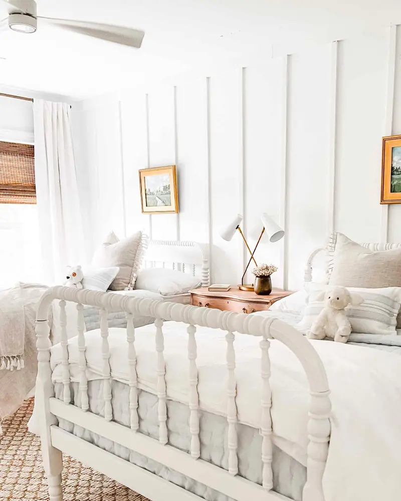 deco chambre enfant blanc chic