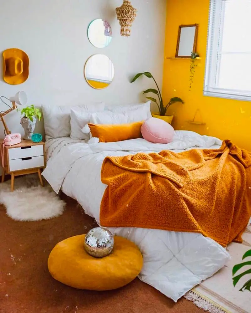 deco chambre enfant jaune boheme