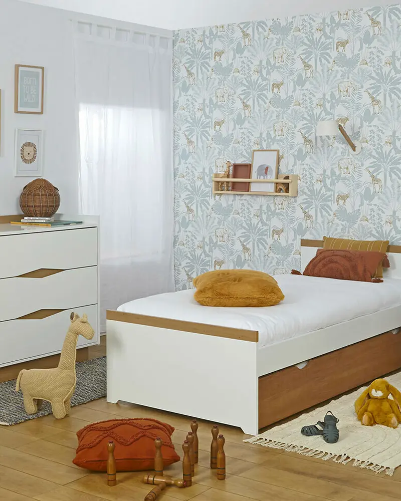 deco chambre enfant blanc vintage