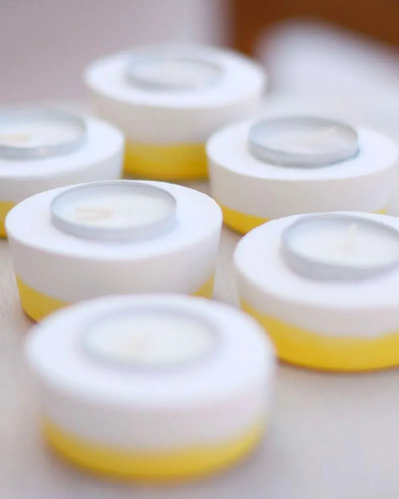 petit photophore beton diy