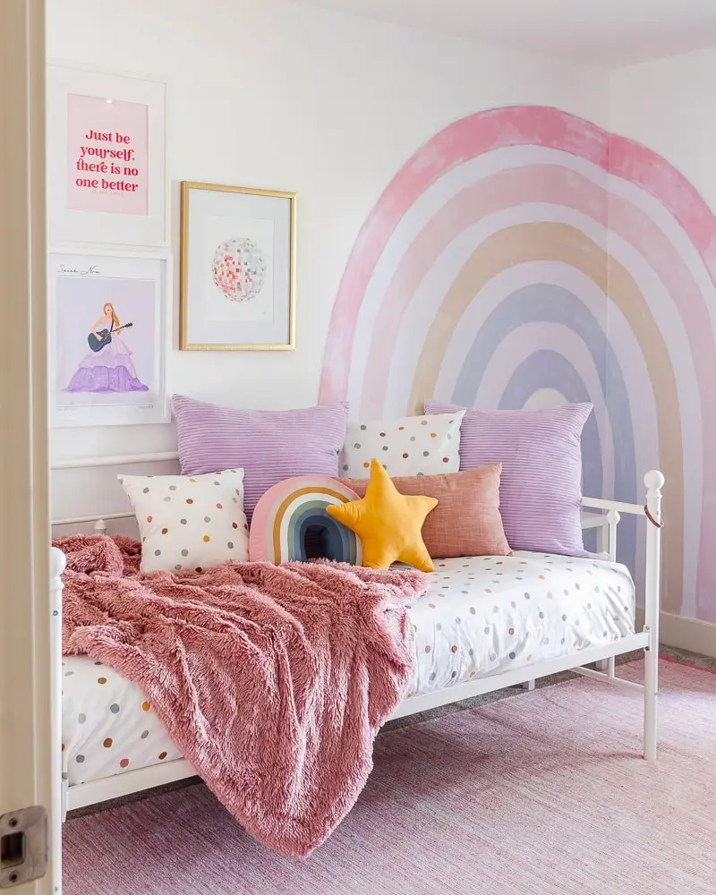 deco chambre enfant fun rose