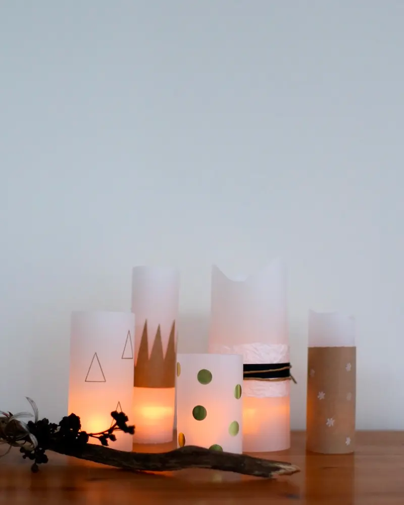 photophore papier diy