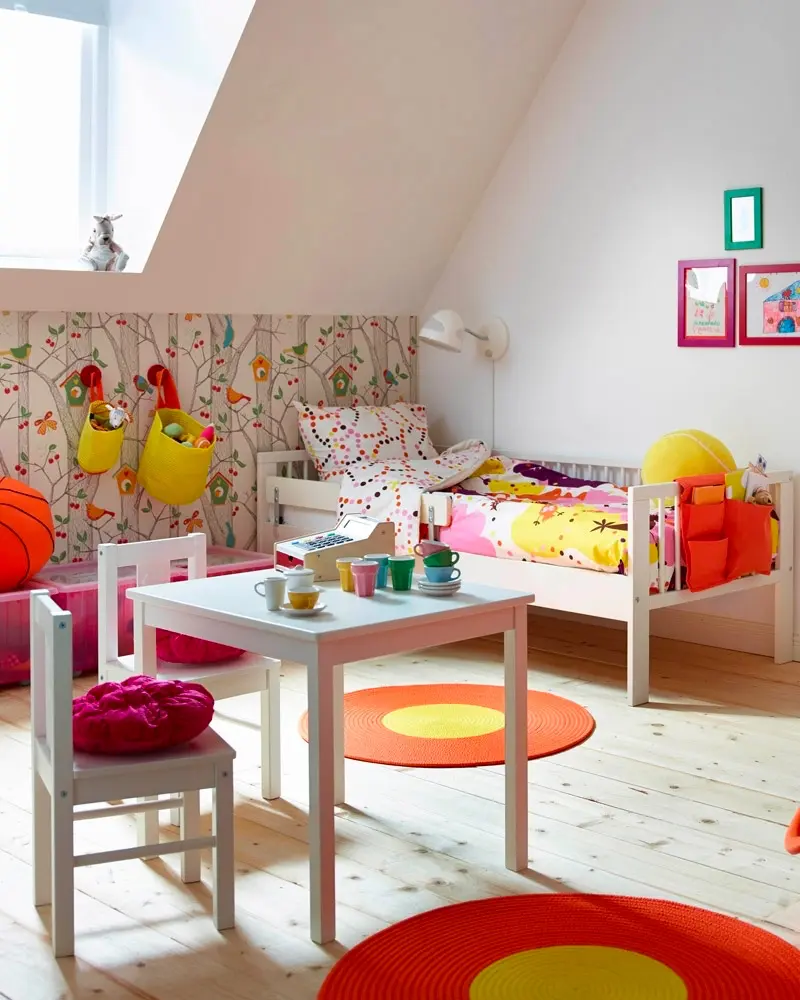 deco chambre enfant orange