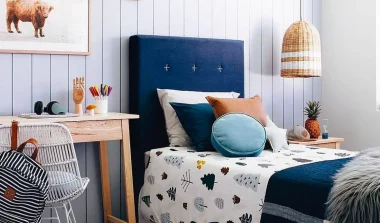 deco chambre enfant bleu