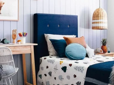 deco chambre enfant bleu