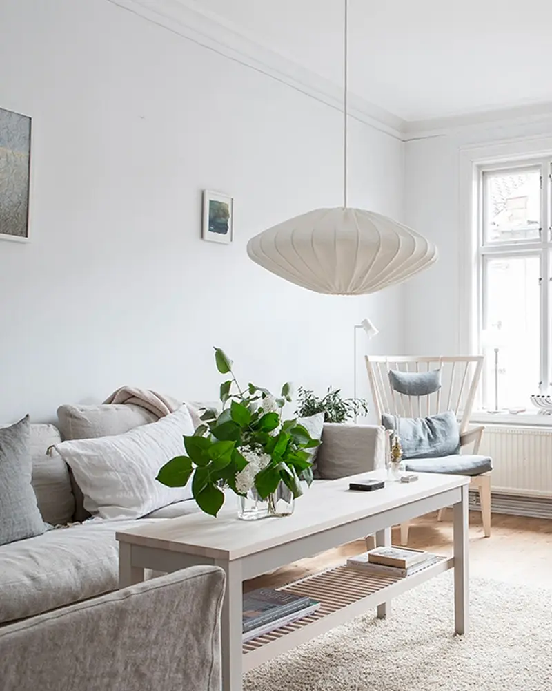 deco appartement scandinave blanc bois salon