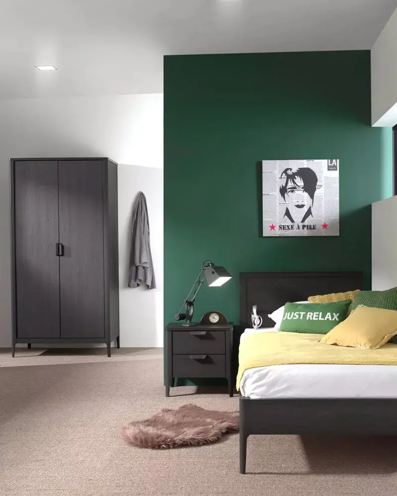 deco chambre enfant meuble noir