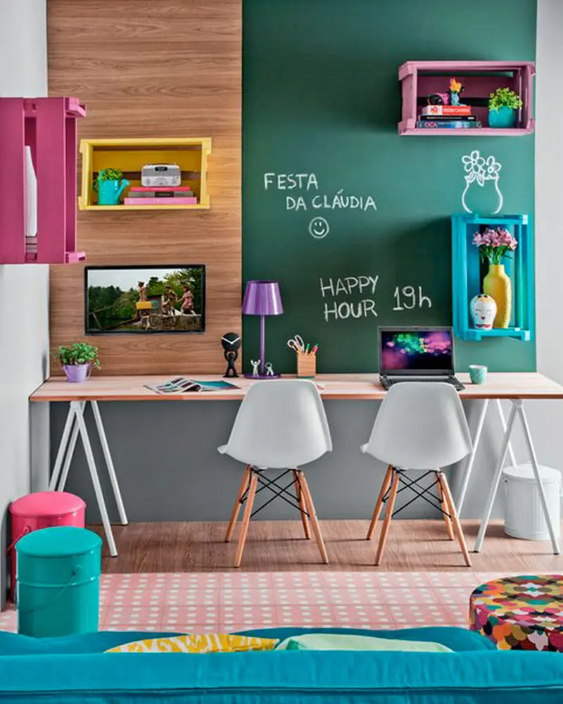 deco bureau enfant rangement