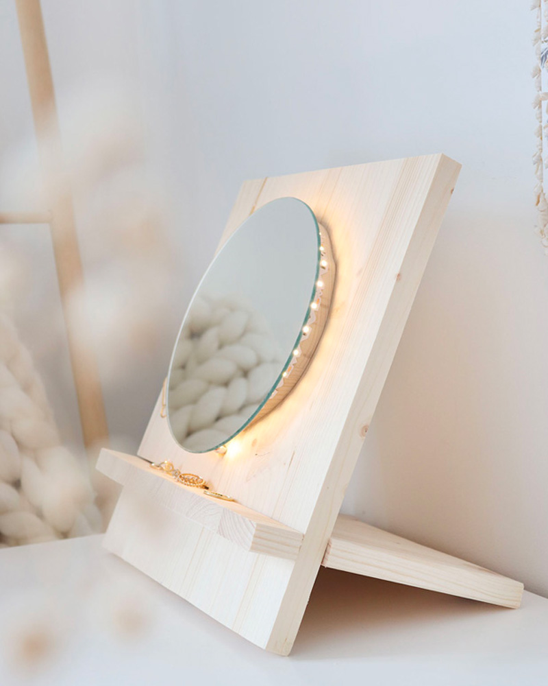 miroir maquillage led diy