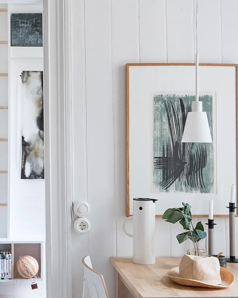 deco appartement scandinave blanc bois salle a manger