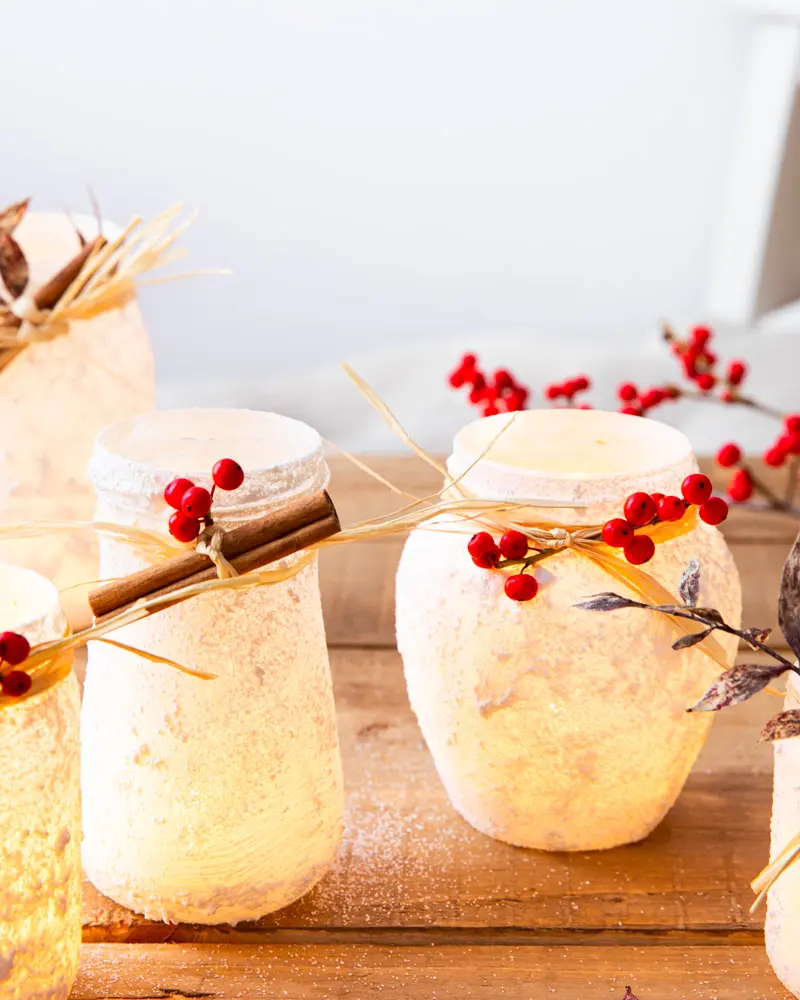 photophore noel bocal diy
