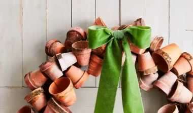 fabriquer couronne murale diy