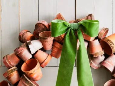 fabriquer couronne murale diy