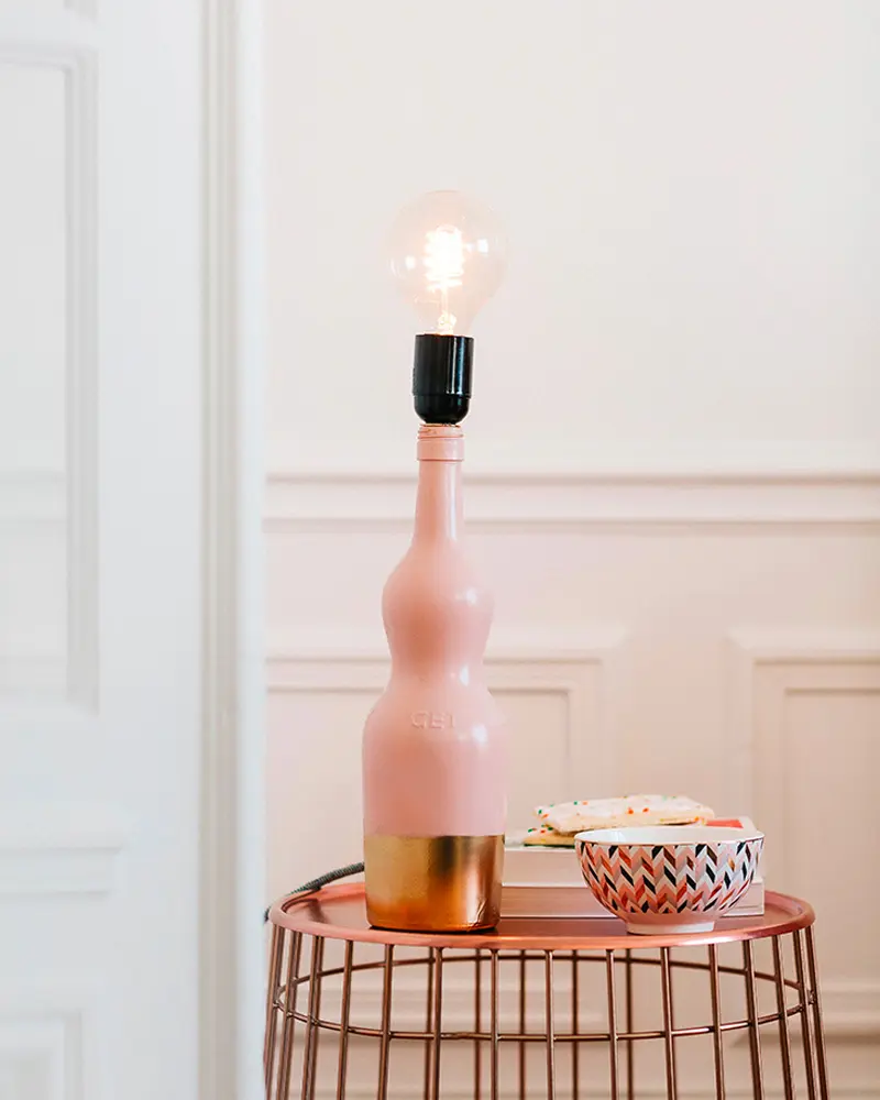 lampe diy bouteille