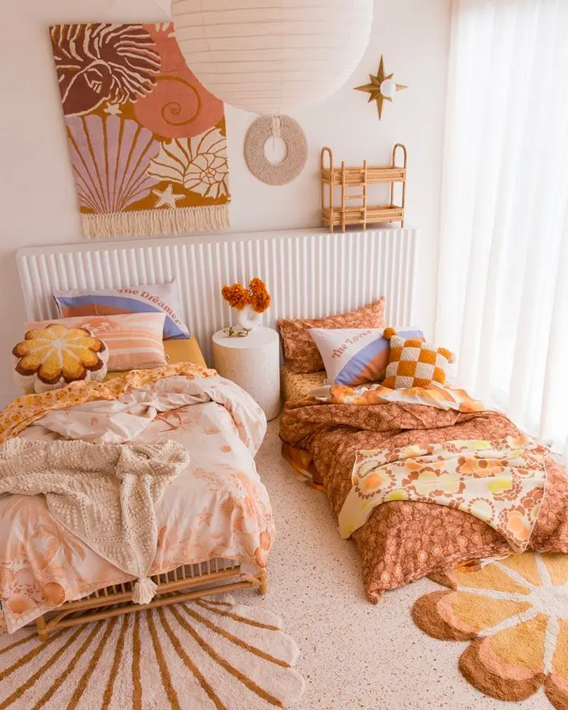 deco chambre enfant dore boheme