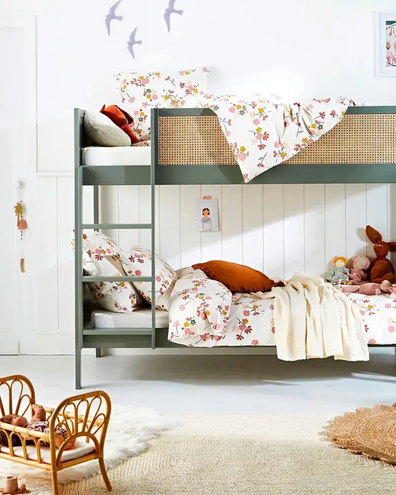 deco chambre enfant double lits superposes