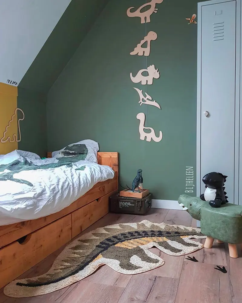tapis dinosaure chambre enfant