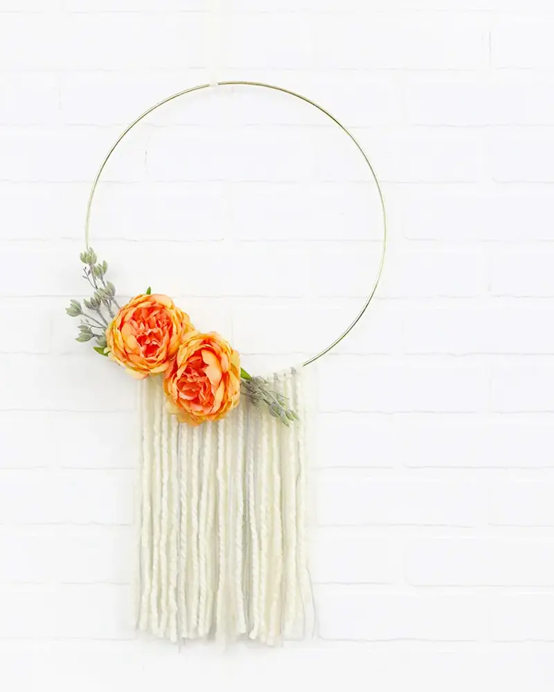 couronne murale minimaliste diy