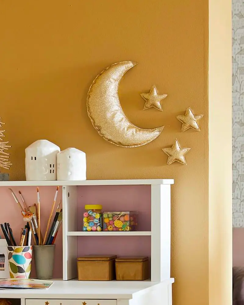 deco murale doree chambre enfant