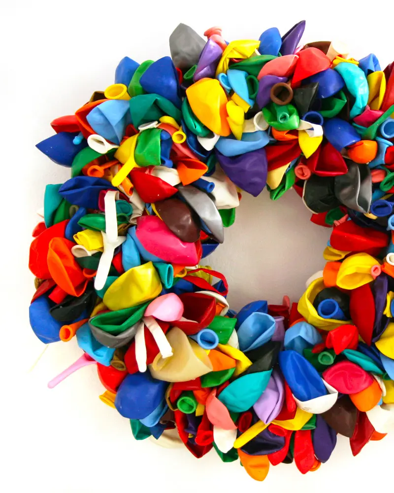 couronne murale diy ballons