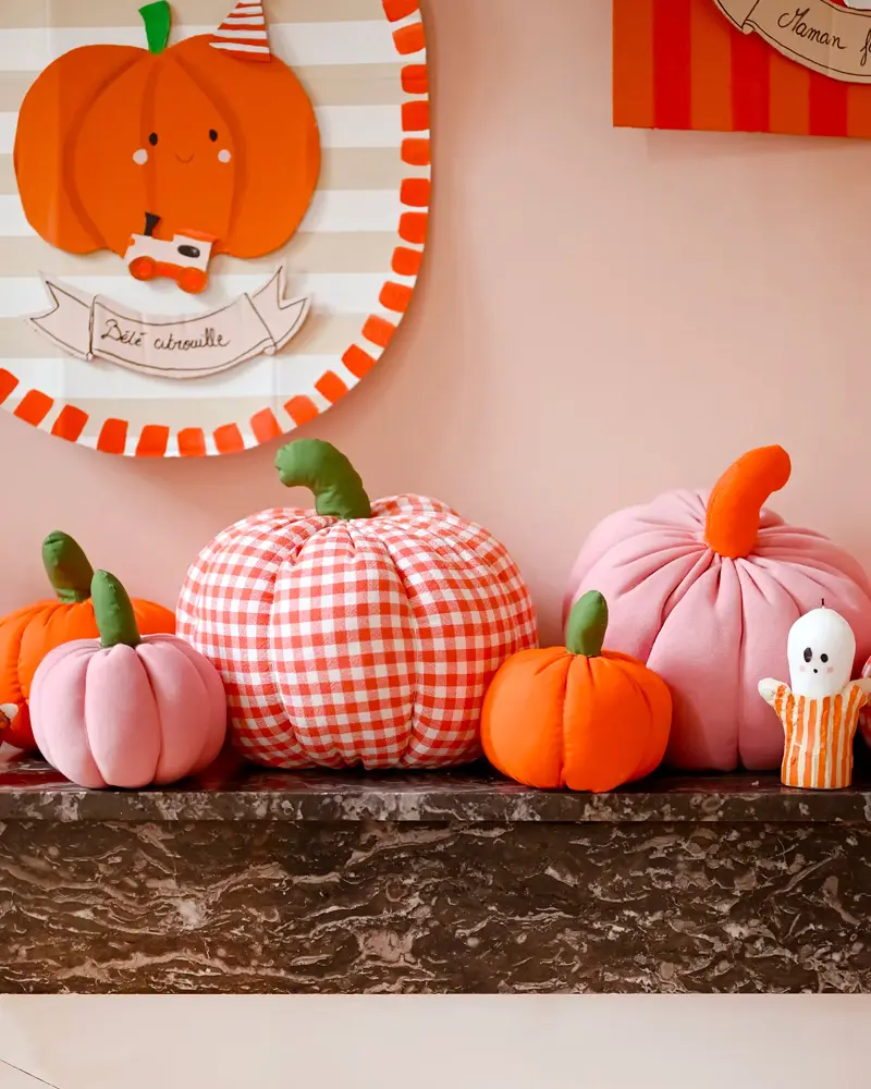 citrouille tissu halloween diy