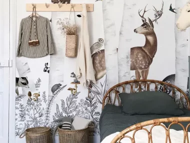 deco chambre enfant papier peint