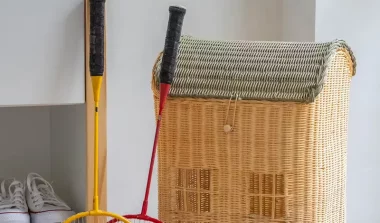 panier linge maison osier