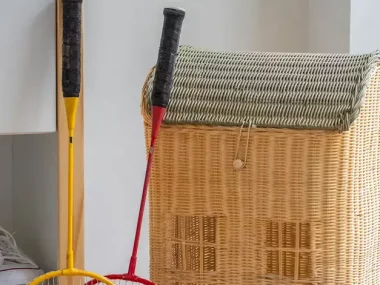 panier linge maison osier