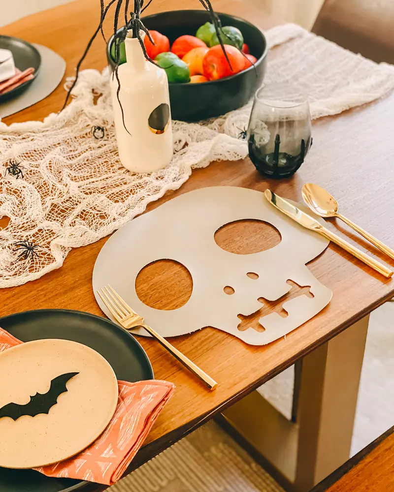 set table halloween a imprimer