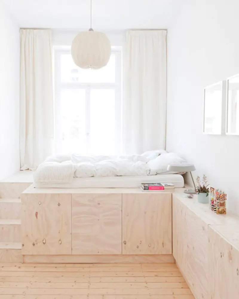 deco chambre enfant moderne minimaliste bois