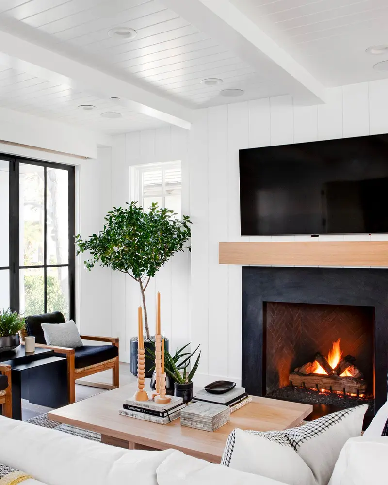 deco chaleureuse cheminee