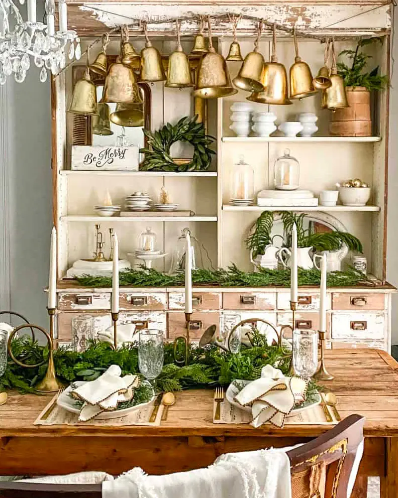 deco table noel rustique chic bois