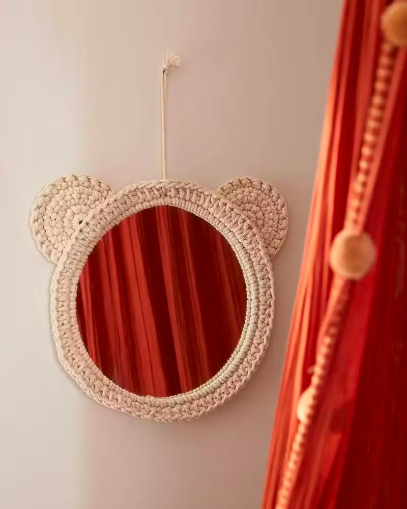 miroir enfant ourson tricot