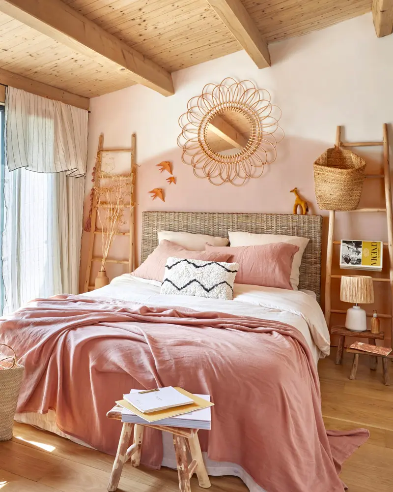 deco chambre enfant boheme bois