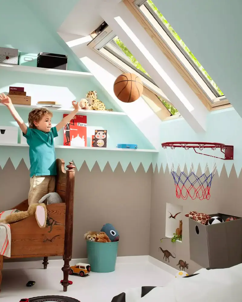 deco chambre enfant moderne ludique