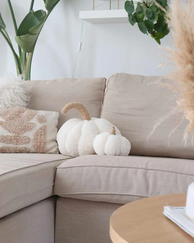 citrouille halloween tissu bouclette diy