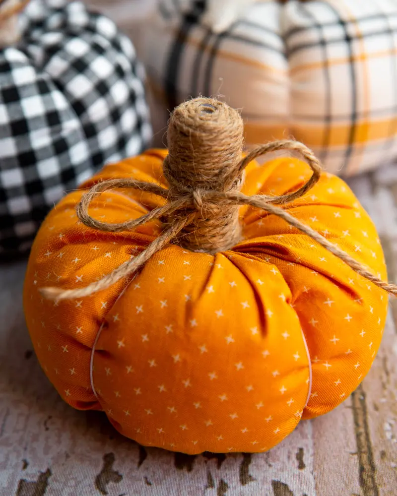 citrouille tissu motif diy halloween