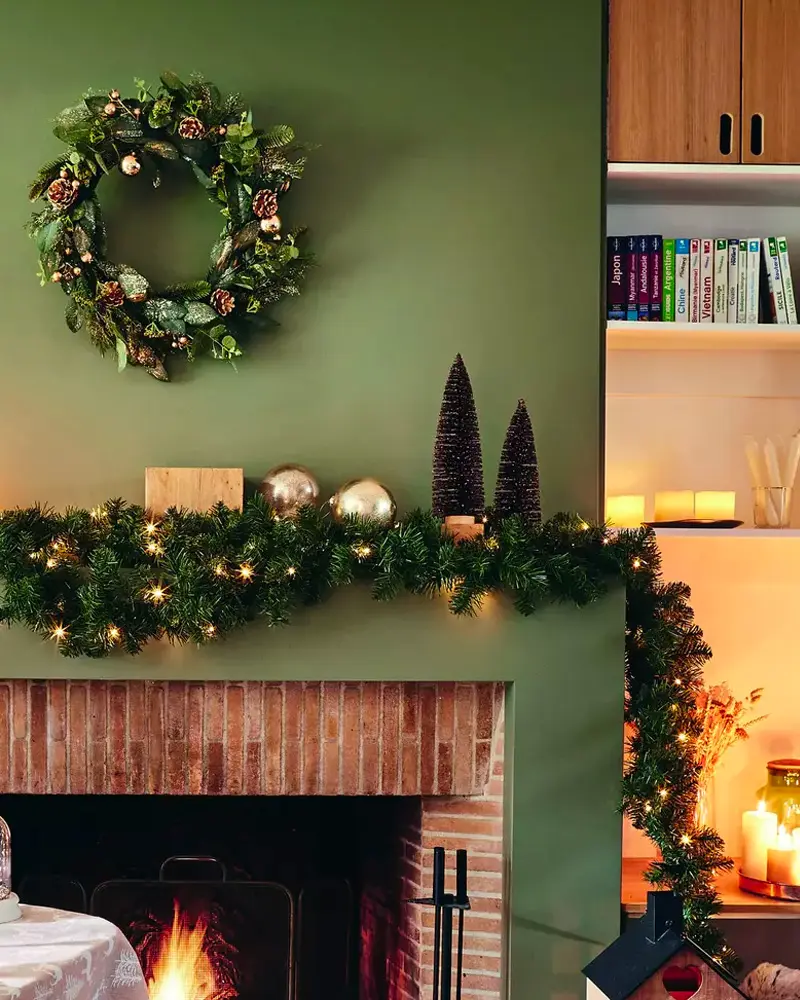 deco noel nature vert