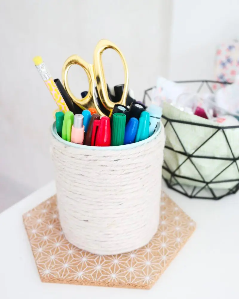 pot crayon diy boite conserve ficelle